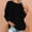 Black, variant on POROPL Womens Sweat Shirts with No Hood Plus Size Long Sleeve Hoodie Sweatshirt Loose Pullover Tops Black L
