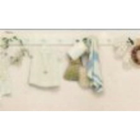 - Blonder 30286090 Kitchen Laundry Pegboard Wallpaper Border, Cream