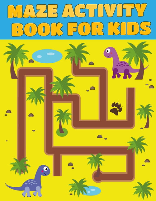 maze activity book for kids excellent maze all ages 6 to 8 1st grade
