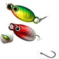 thumbnail image 2 of 3PC Biqianwo Fishing Bait Small Iron Plate Luya Snakehead Rod Sequins Micro Simple Object Stream Lure Tossing Metal, 2 of 8