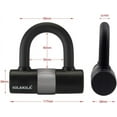 thumbnail image 4 of KILAKILA Security Chain Lock Heavy Duty Bike Lock 12mm Bicycle Lock Motorbike Lock Disc Lock with 16mm U Lock 4-Feet, 4 of 8