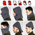 thumbnail image 4 of Warm Fleece Ski Bike Full Face Mask Neck Warmer Winter Sports Cap, 4 of 5