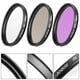 thumbnail image 5 of Placa CPL Andoer Kit de filtro de 49mm (UV + CPL + FLD) + Nylon lleva bolsa tapa de la lente titular de tapa lente + parasol + lente paño de limpieza Andoer  Placa CPL, 5 of 7