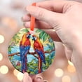 thumbnail image 4 of Parrot Bird Ornament Suncatcher Window Hanging Decor Parakeet Suncatcher Wildlife Decor Cockatoos Birthday Gift Gift For Mom, 2025, Holiday 2025, Festive Home Accent, Memorable, 4 of 5