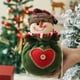 thumbnail image 4 of xihome Bolsa de regalo de manzanas para la vspera de Navidad, bolsa de tela con cordn ajustable para dulces con apliques bordados para regalar en fiestas navideñas, 4 of 6