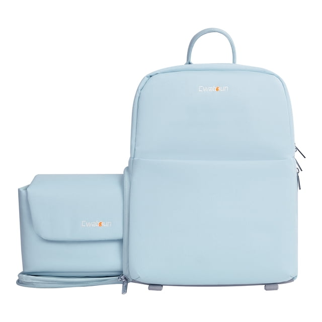 Riwcyla Cwatcun D75 pour Femmes Hommes Sac de Photographie pour Photographe Antichoc, Résistant, Résistant avec Sac Bandoulière Intégré Pochette pour Portable 14 Pouces Support Trépied pour Appareils Photo Reflex Numérique Nikon Sony, Taille M