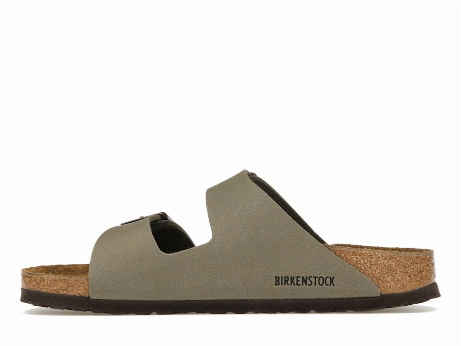 Birkenstock Men's Arizona Birkibuc Stone Sandals, from StockX