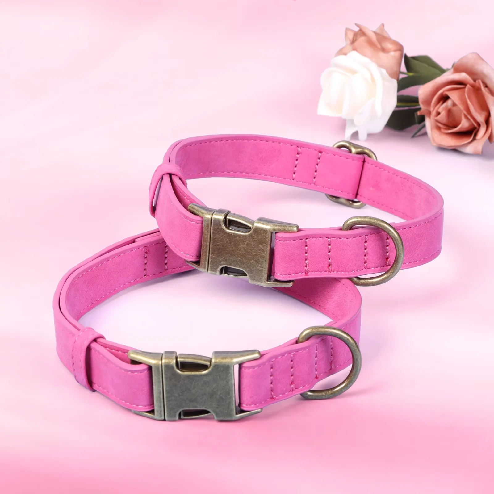 Jumpress Soft Leather Dog Collar with Quick Release photo 5