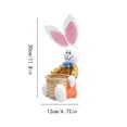 thumbnail image 2 of Ympuoqn Easter Decorations Indoor Outdoor on Clearance!Easter Bunny Basket Art Funny Kindergarten Colorful Basket Animals Small Basket,Easter Home Decoration, 2 of 2