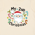 thumbnail image 4 of Inktastic My Second Christmas Santa with Candy Canes Boys or Girls Baby T-Shirt, 4 of 5