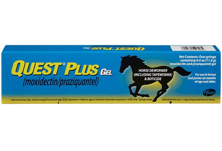 Quest Plus 427522 Horse Dewormer Gel, 0.4 Oz