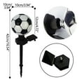 thumbnail image 3 of Uxgjfwu Solar Football Light Outdoor Garden Stake, Waterproof LED Landscape Lamp for Yard Pathway, Sport Theme Night Decoration, 3 of 9