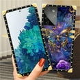 thumbnail image 6 of FKBRCL4U Compatible with Samsung Galaxy S21 Ultra Case, Glistening Golden Butterfly Vibrant Purple Blue Luxury Golden Decoration for Girl Women Soft TPU Shockproof Protective Hard PC Back, 6 of 7