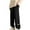 Mens Pants Black, variant on Sinpiling Waffleknit Sweatpants for Men Big and Tall Plus Size Drawstring Elastic Waist Pants Casual Loose Solid Comfort Tapered Joggers Trousers with Pockets Christmas Gifts