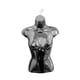 thumbnail image 4 of Gancho para colgar ropa con torso de maniquí femenino para tienda minorista Negro, 4 of 9