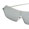 thumbnail image 4 of Gafas de sol cuadradas retro Macarena para mujer de Metal espejo, 4 of 7