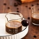 thumbnail image 2 of Taza Medidora de Vidrio Espresso con Mango de Madera, Tazas Onzas, Coctelera para Bebidas, Boquillas Dobles , Claro, 2 of 9
