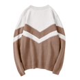 thumbnail image 2 of Vedolay Sweaters for Women Trendy Womens 2023 Fall Casual Sweaters Batwing Long Sleeve Crew Neck Knit Pullover Tops,Beige S, 2 of 4