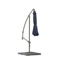 thumbnail image 4 of Westin Outdoor 10 Ft Cantilever Offset Umbrella with Base Weights Included for Outdoor Patio UV Weather Resistant, Navy Blue, 4 of 12