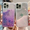 thumbnail image 2 of Funda de teléfono con lentejuelas brillantes y arena movediza líquida para iPhone 14 13 12 11 Pro Max X XR XS MAX 7 8 6 S Plus 5 SE Heart Star Fivean unisex, 2 of 2