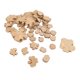 thumbnail image 1 of 50 Uds. Posavasos de madera multifuncionales para decoración del hogar con rodajas de troncos de madera irregulares para dibujar, 1 of 9