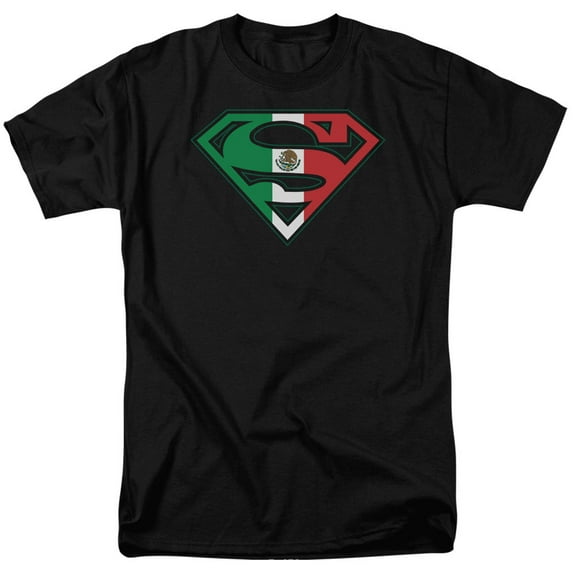 Comics Superman Mexican Flag Shield T-Shirt