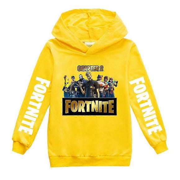 Chandail à Capuchon Décontracté à Manches Longues pour Adolescents avec Jeux de Dessins Animés, Sweat à Capuche Graphique Fortnite pour Garçons et Filles de 2 à 16 Ans XDD-H1429
