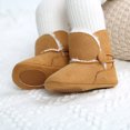 thumbnail image 2 of Douhoow Newborn Baby Girl Snow Boots Soft Crib Shoes Winter Warm Fleece Boots, 2 of 9