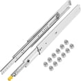 thumbnail image 1 of Heavy Duty Drawer Slides 18" Length, Locking Drawer Slides 500lbs Load Capacity Full Extension Drawer Slide 1 Pair Side Mount Ball Bearing Drawer Glid, 1 of 5