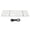 Silver White, variant on YAHHU Triple Foldable Wireless Bluetooth Keyboard, Ultra Slim Portable Multi-Device Connection Keyboard for Laptop, Tablet, Phone & PC, 7.08 inches / 18 cm Length, 7.23 oz / 205 g Weight, Black