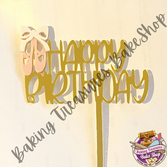 Birthday Ballerina cake topper*
