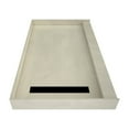 thumbnail image 2 of Tile Redi Rt3448l-Pvc Redi Trench 48" X 34" Rectangular Shower Base - Bronze, 2 of 7