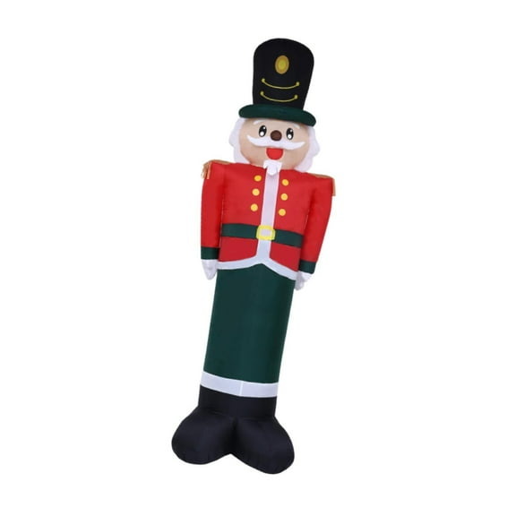 LeeQinersw 12ft Christmas Inflatable Nutcracker Soldier Christmas Nutcracker for Indoor