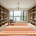thumbnail image 2 of ODIKA 2'x3' Machine Washable Non-Slip Area Rug, Southwestern Terracotta High Traffic Rug, Orange, 1085821, 2 of 7