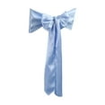 thumbnail image 1 of Housses de Nœud Papillon en Satin de Polyester, Décor Élégant pour Réception de Mariage, Fête Formelle, Banquet, 1 of 3