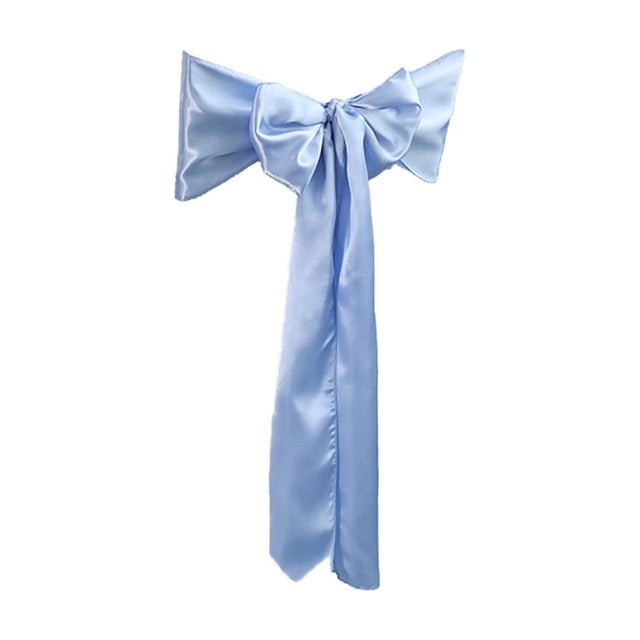 Housses de Nœud Papillon en Satin de Polyester, Décor Élégant pour Réception de Mariage, Fête Formelle, Banquet