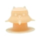 thumbnail image 2 of Comedero portátil de silicona para cachorros, con múltiples boquillas, para perros pequeños Naranja, 2 of 9