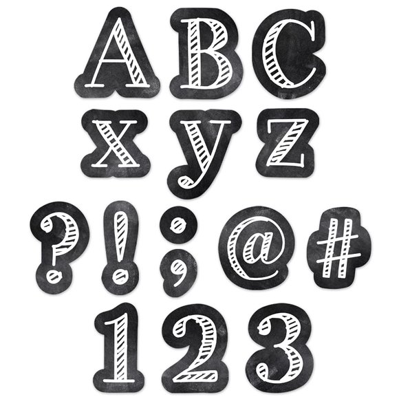 Pizarra CTP de Punch-Out Letters Creative Teaching Press