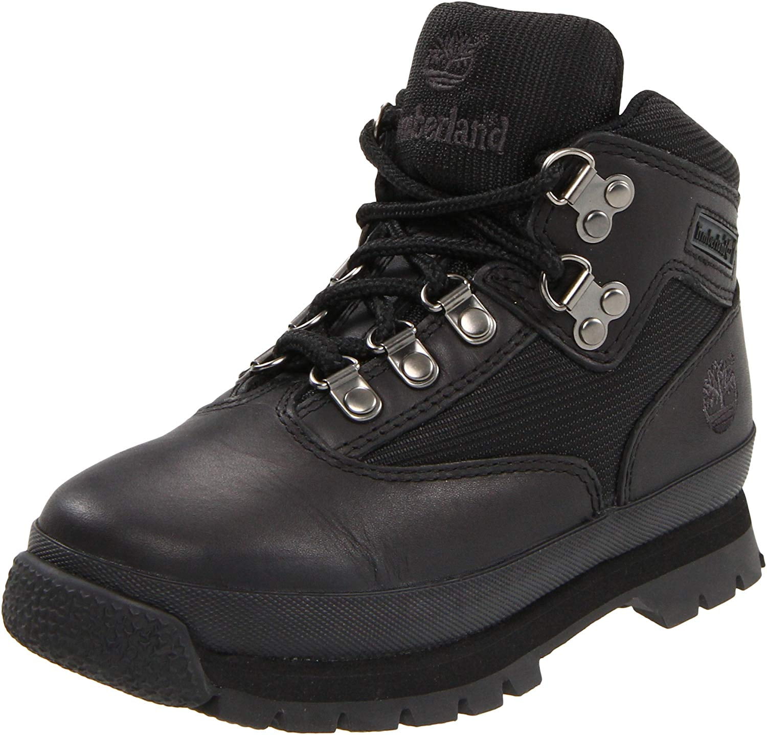 kids black timberlands