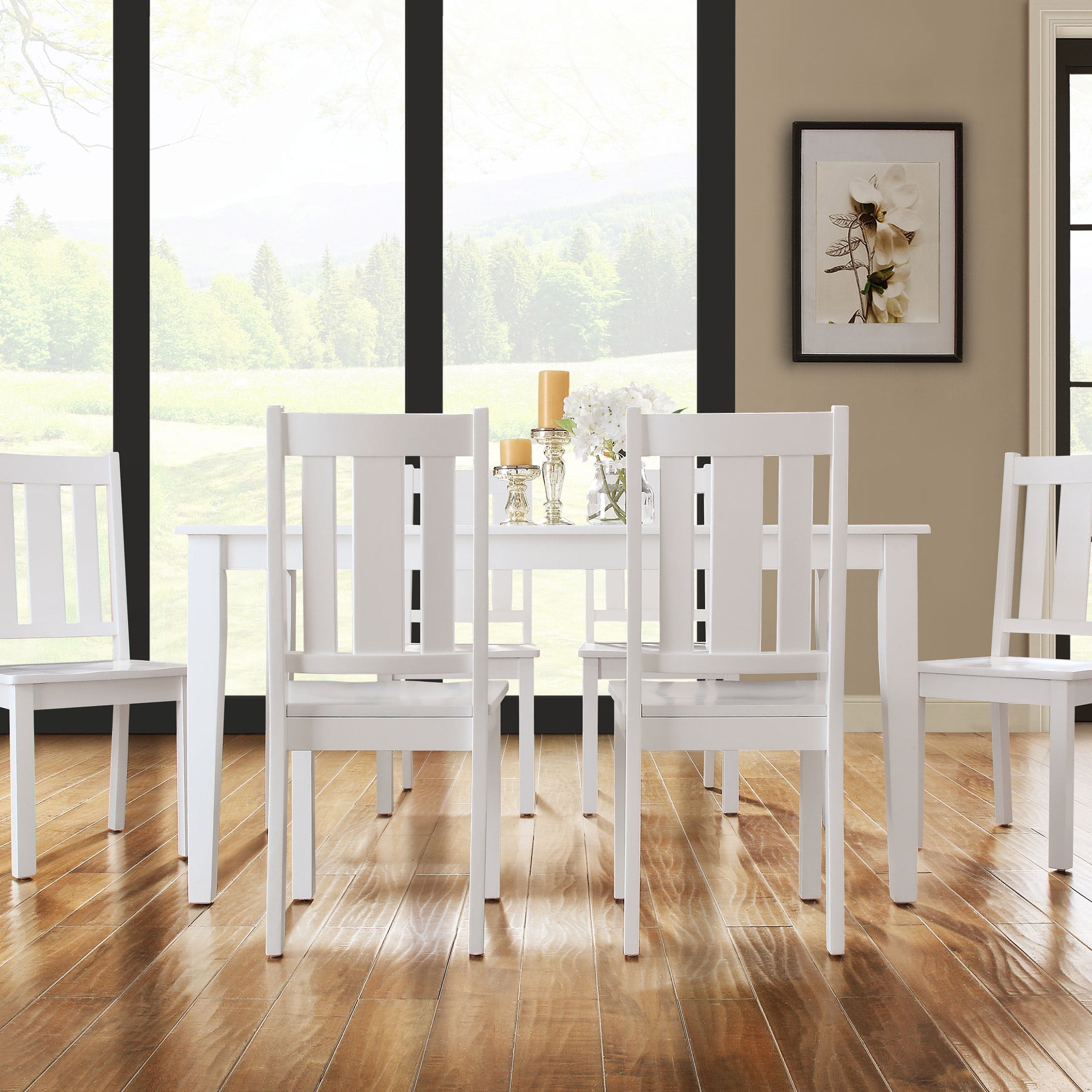 Better Homes & Gardens Bankston Dining Table, White