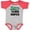Heather and Red, variant on Inktastic Future Team Roper Boys Baby Bodysuit
