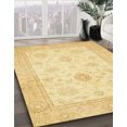 thumbnail image 2 of Ahgly Company Indoor Rectangle Abstract Mustard Yellow Oriental Area Rugs, 5' x 7', 2 of 6