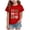 F4-Red, variant on sdbrld Kids Merry Christmas T-Shirt Girls Cute Short Sleeve Tee for Fall Holiday Party and Xmas Gifts Pink Sizes 7-8 Years