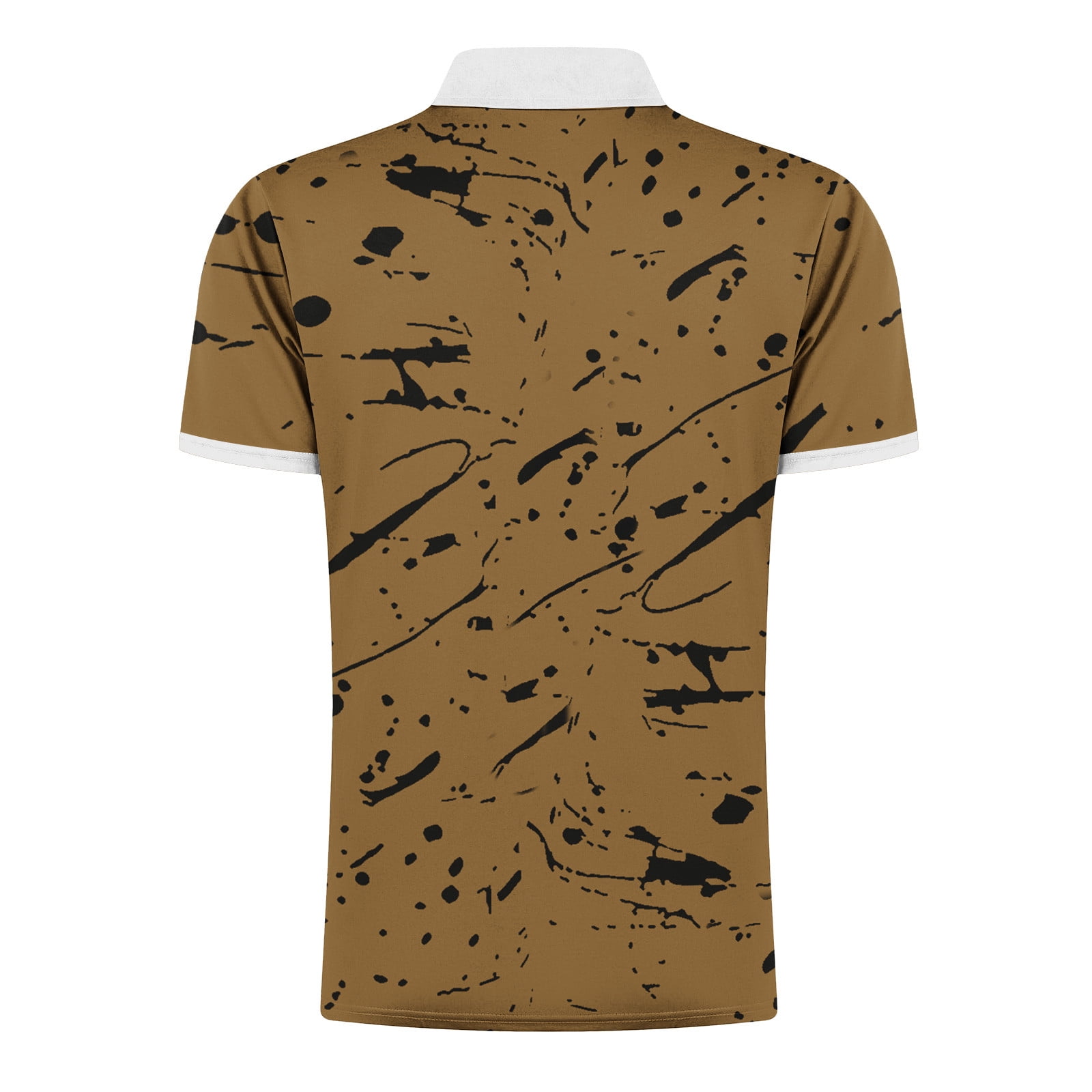 lcziwo Quarter Zip Polo Shirts for Men,Men's Short Sleeve