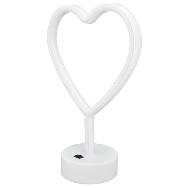 Luces de neón, luces de neón, lámpara portátil en forma de corazón, luz nocturna, diseño exquisito