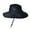 Black, variant on Mens and Womens Sunscreen Fisherman Hat Outdoor Mountaineering Fishing Sunshade Hat Breathable Sun Hat Drinking Hat One Size