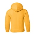 thumbnail image 2 of Gildan Youth Heavy Blend Hooded Sweatshirt, L, Gold, 2 of 2