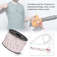thumbnail image 2 of Uxcell Corde de Démarrage à Rappel Corde de Traction 5.5mm 30m Nylon pour Tronçonneuse Blanc Rouge, 2 of 2