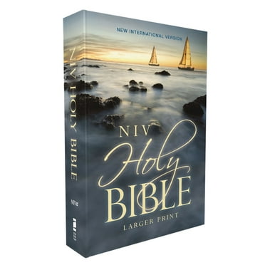 Pre-Owned Niv, Holy Bible, Larger Print, Economy Edition, Paperback, Blue, Comfort Print (Paperback) 0310463807 9780310463801