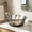 Gray-GY, variant on Thick Clear Plastic Basin, Large Laundry Wash Tub, Multipurpose Round Container for Face Bath Storage Household Bathroom Kitchen Indoor Use